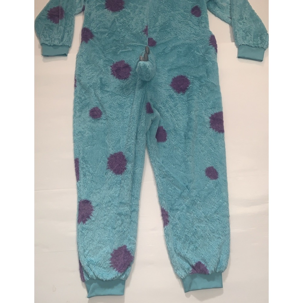Disney Monsters Inc Sulley Cosplay One Piece Pajamas Adult Costume XS/S Kigurumi - Picture 11 of 16
